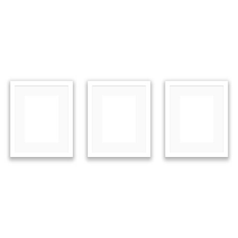 White Gallery Wall - Set Of 3 - Image 2