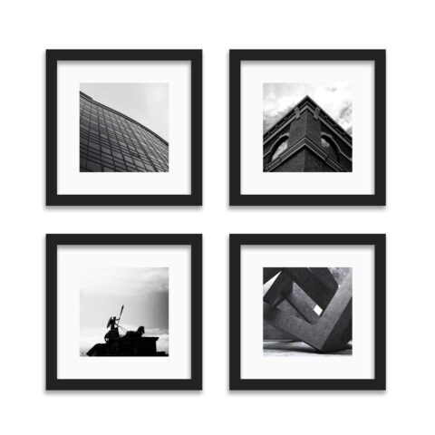 Four Square Frames - Black