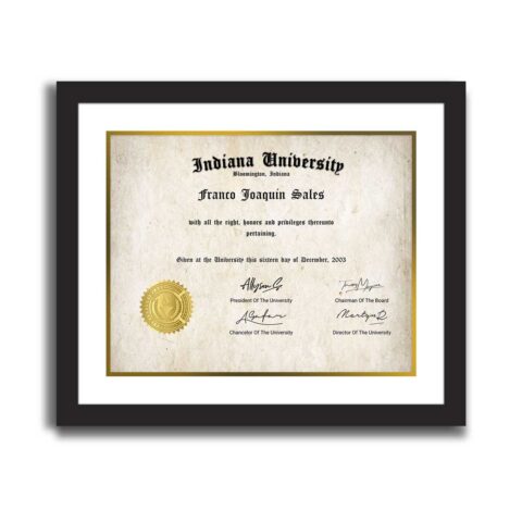 Diploma and Certificate Frame