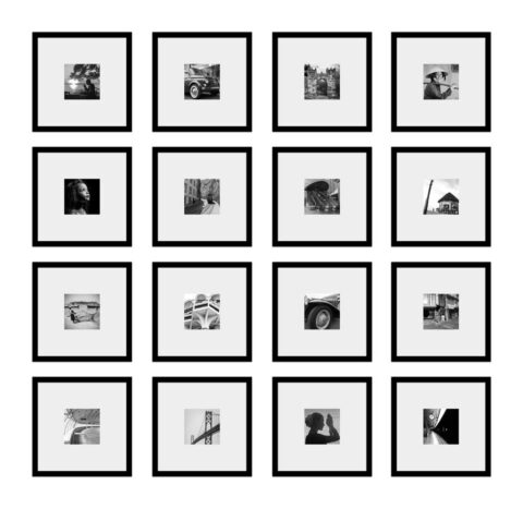 Set of 16 – 10×10 inch Square Frame
